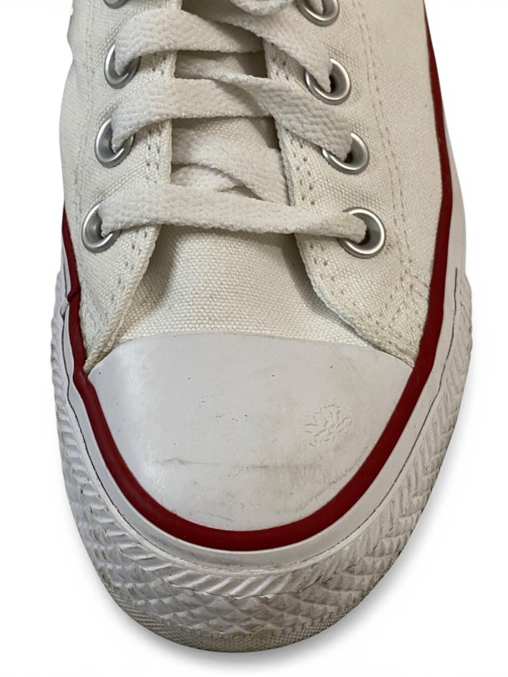 Converse All Star Chuck Taylor Low Rise Shoes White Sneakers Womens 7 - Picture 6 of 12
